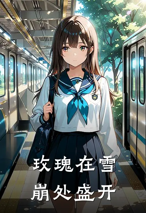 玫瑰在雪崩处盛开