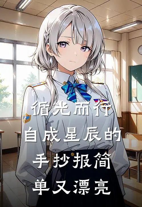 循光而行,自成星辰的手抄报简单又漂亮