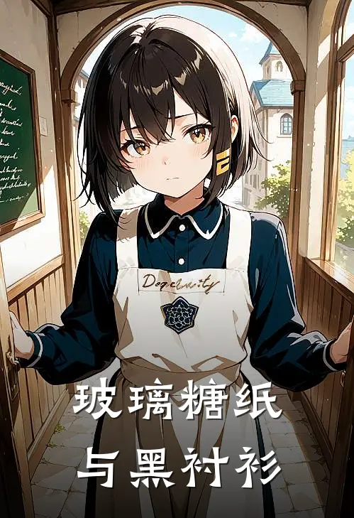 玻璃糖纸与黑衬衫