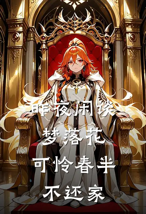 昨夜闲谈梦落花,可怜春半不还家