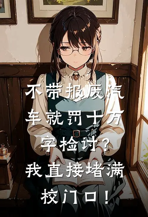 不带报废汽车就罚十万字检讨？我直接堵满校门口！